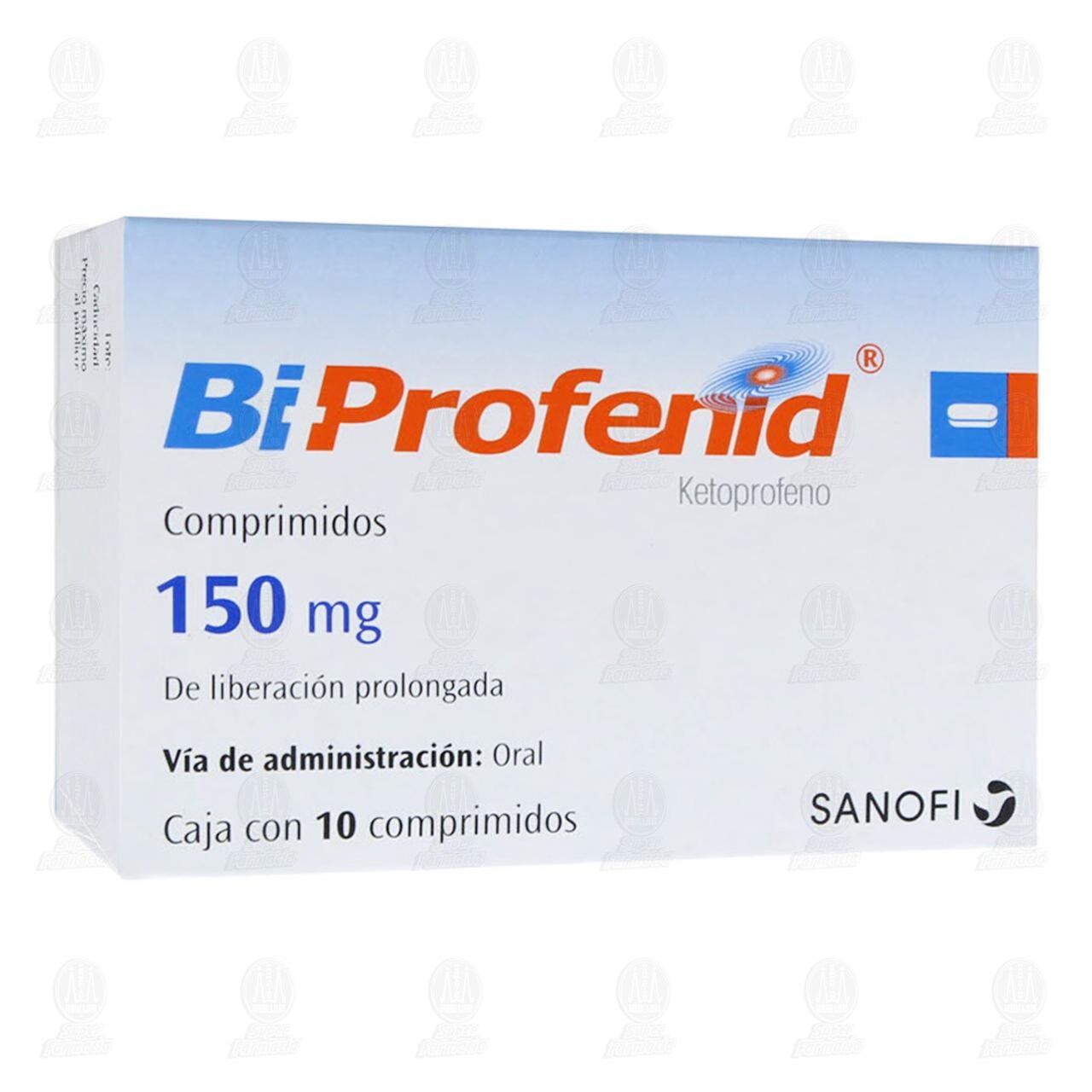 Bi Profenid 150 mg, 10 Comprimidos. image number 0