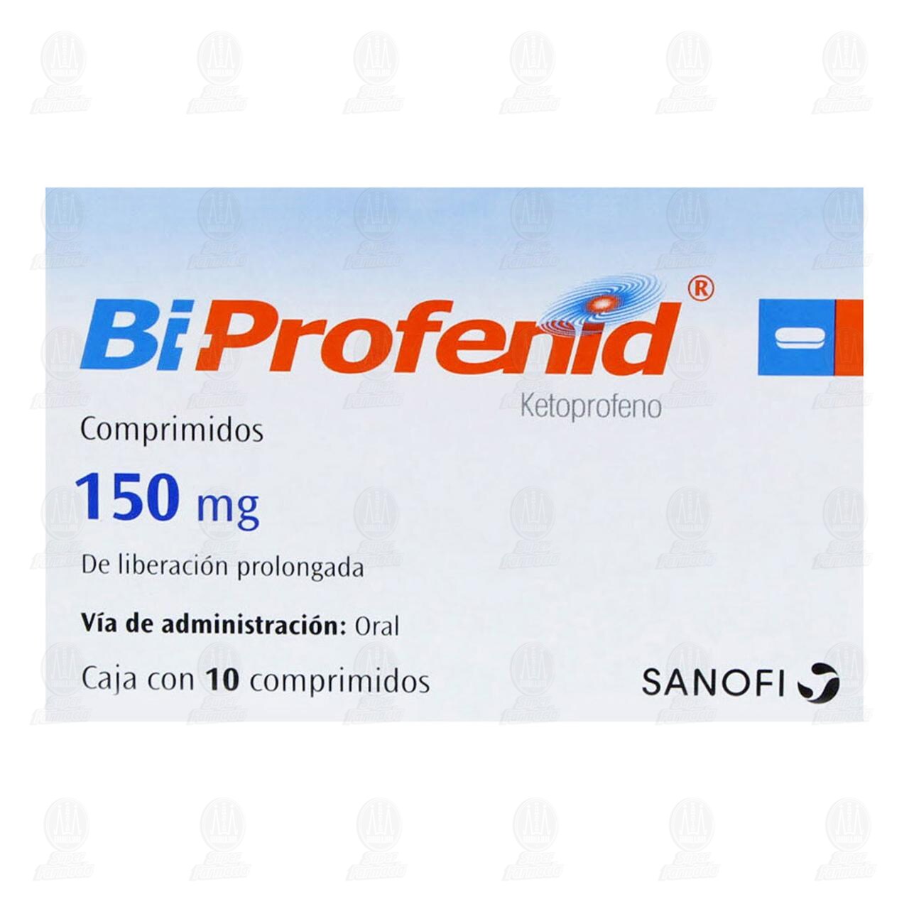 Bi Profenid 150 mg, 10 Comprimidos. image number 1