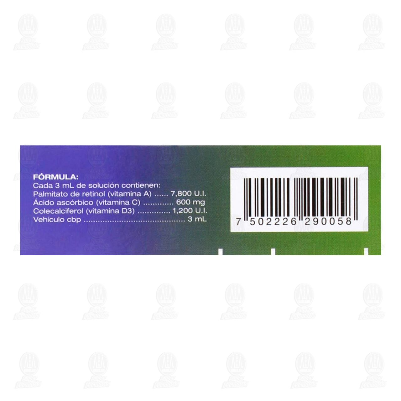 Vidamil 3 ml Soluci&oacute;n Sabor Lim&oacute;n, 1 ampolleta. image number 3