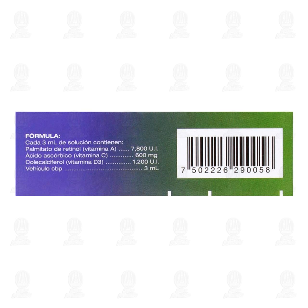 Vidamil 3 ml Soluci&oacute;n Sabor Lim&oacute;n, 1 ampolleta. image number 3