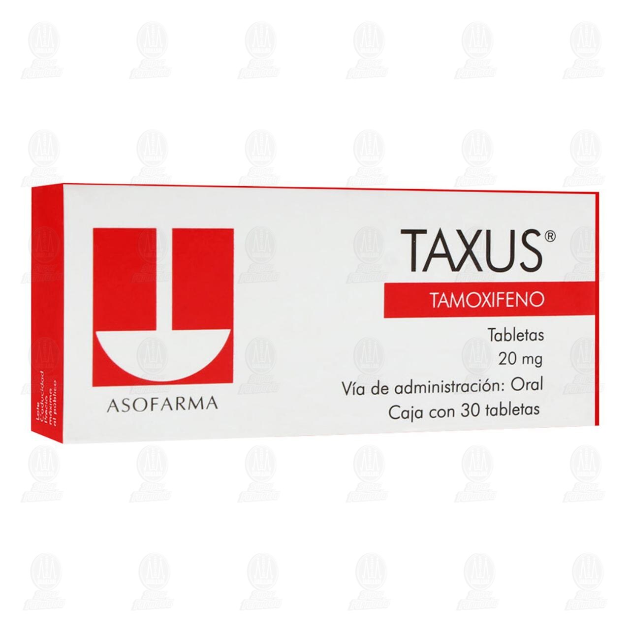 Taxus 20 mg, 30 Tabletas. image number 0