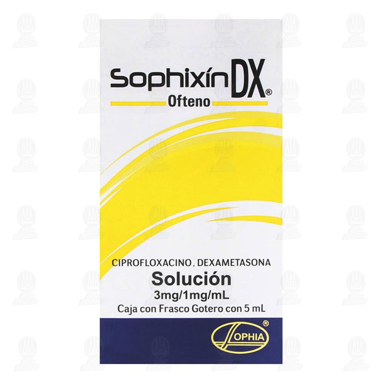 Sophix&iacute;n DX Ofteno 3mg/1mg/ml, 5ml Soluci&oacute;n Gotas. image number 1