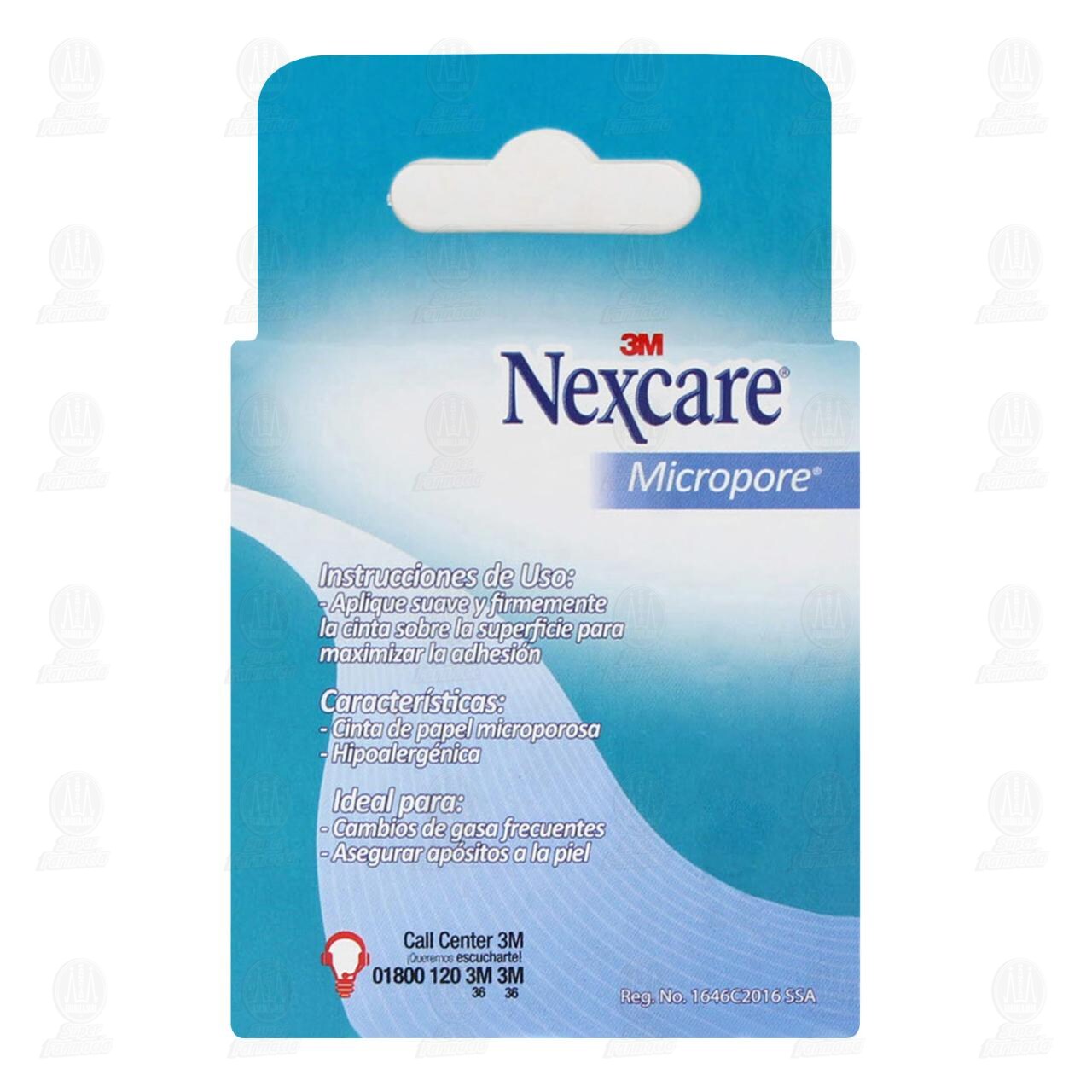 3M Nexcare Cinta Micropore Blanco 2.5cm x 5m, 1 pz. image number 2