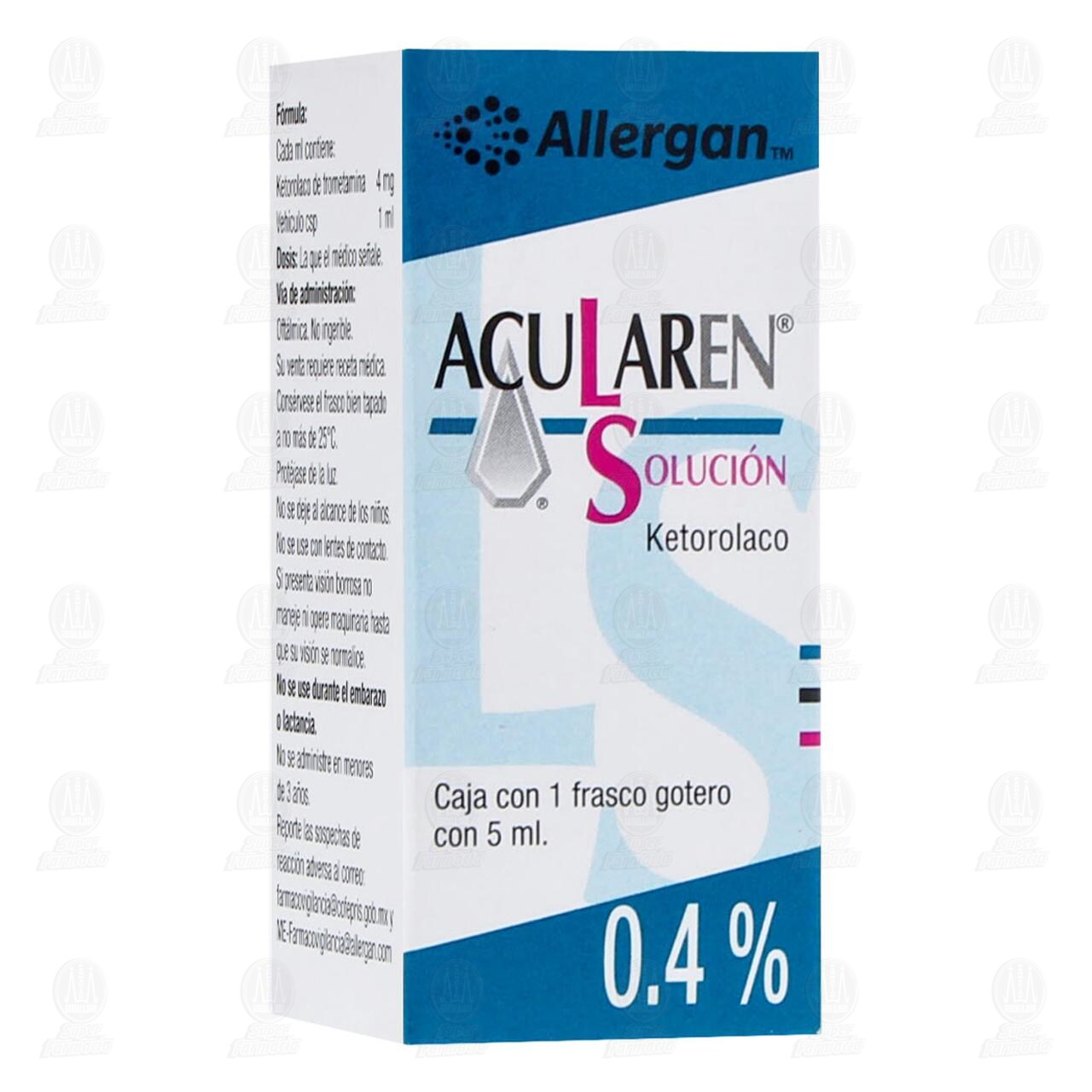 Acularen 0.4%, 5 ml Soluci&oacute;n Oft&aacute;lmica.