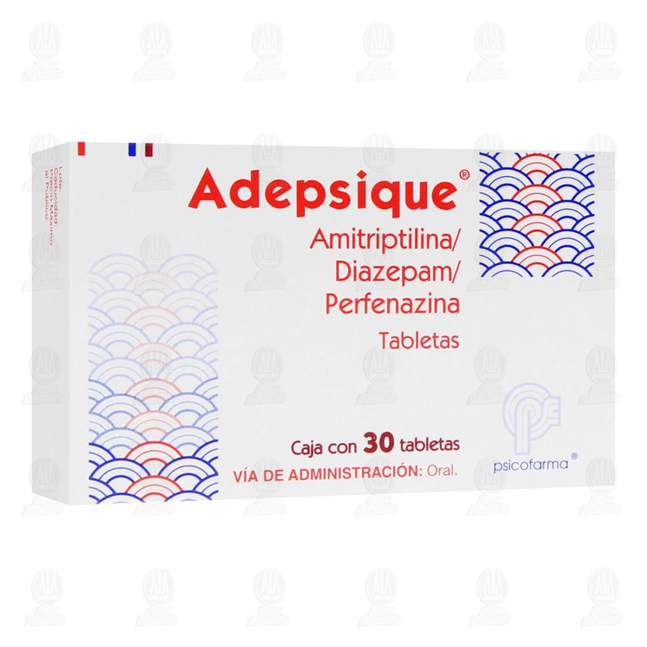 Adepsique 10mg/3mg/2mg, 30 Tabletas.