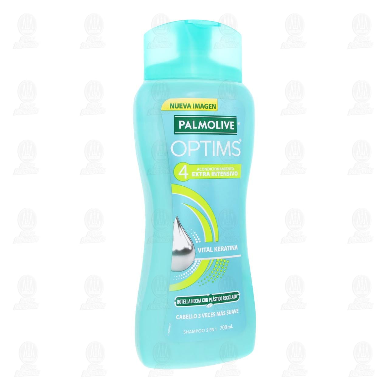 Imagen para Shampoo Palmolive Optims 2 en 1 Nivel 4 Extra Intensivo, 700 ml.