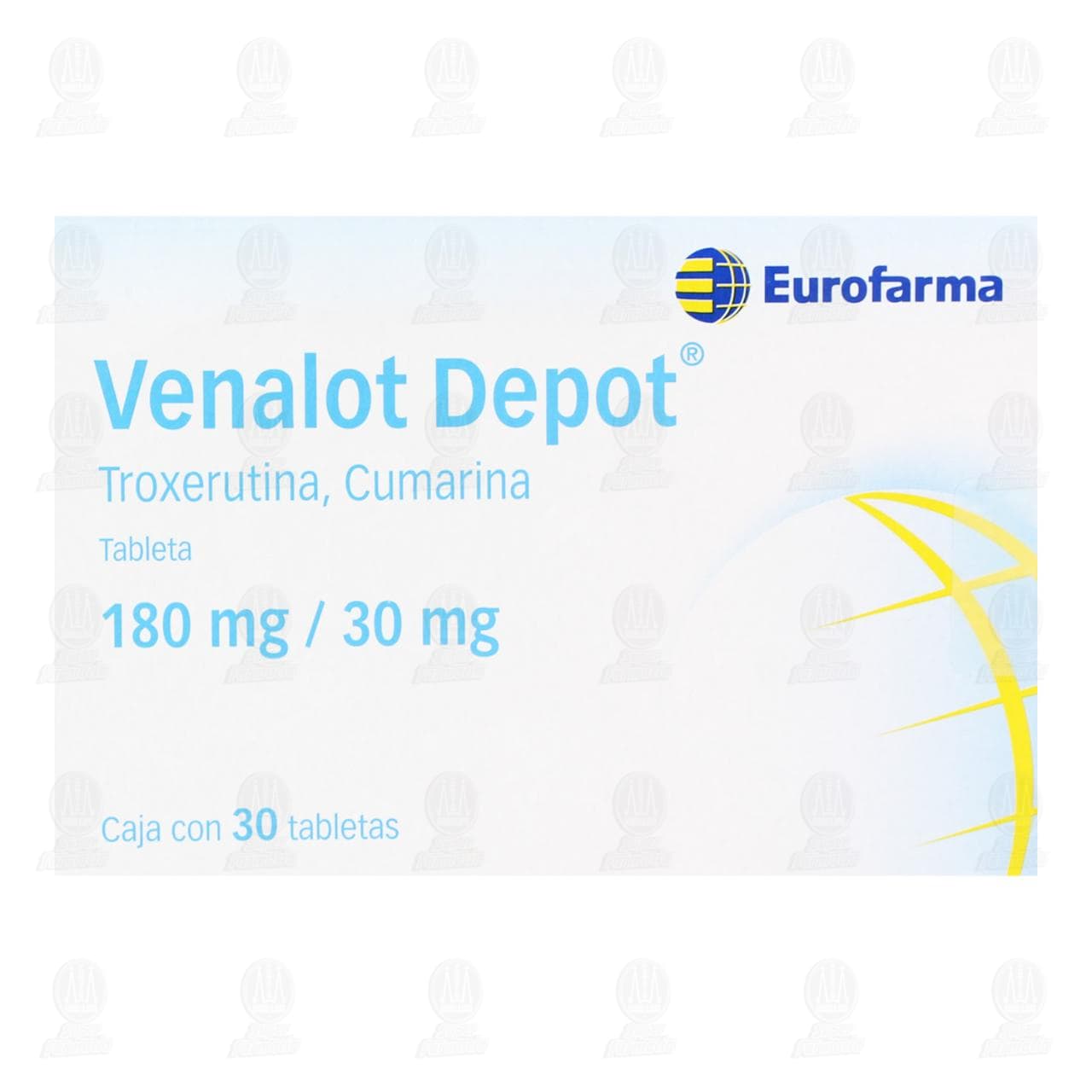 Venalot Depot 180mg 30mg 30 Tabletas Venalot Depot 180mg 30mg 30 Tabletas