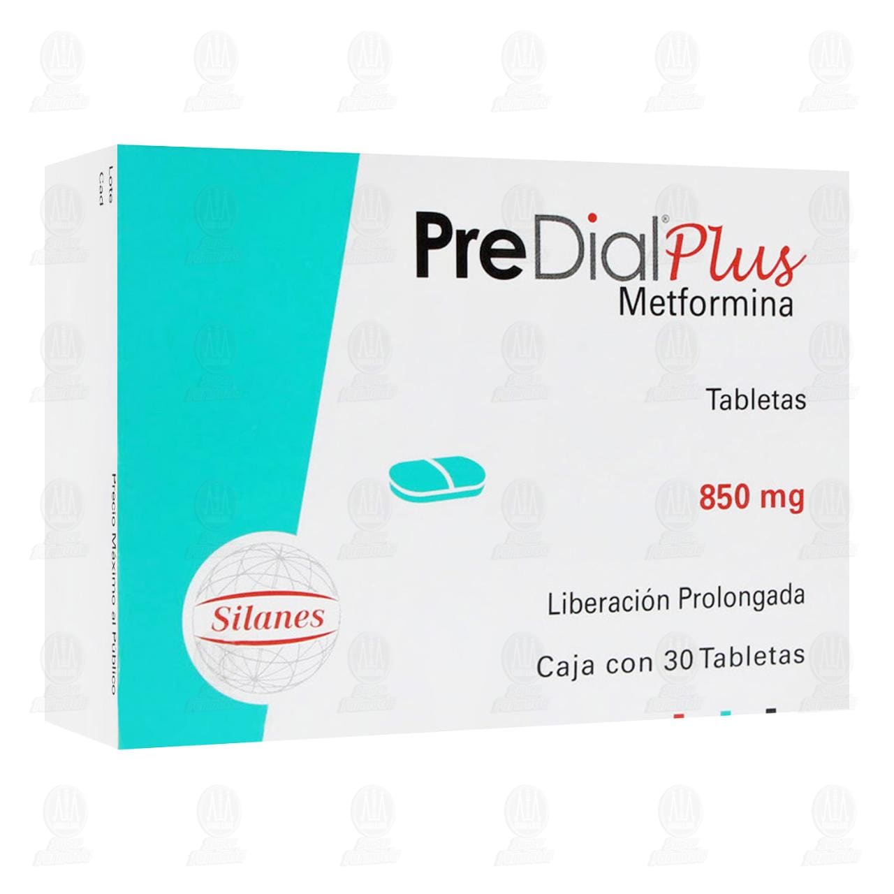 Imagen para Predial Plus 850mg 30 Tabletas