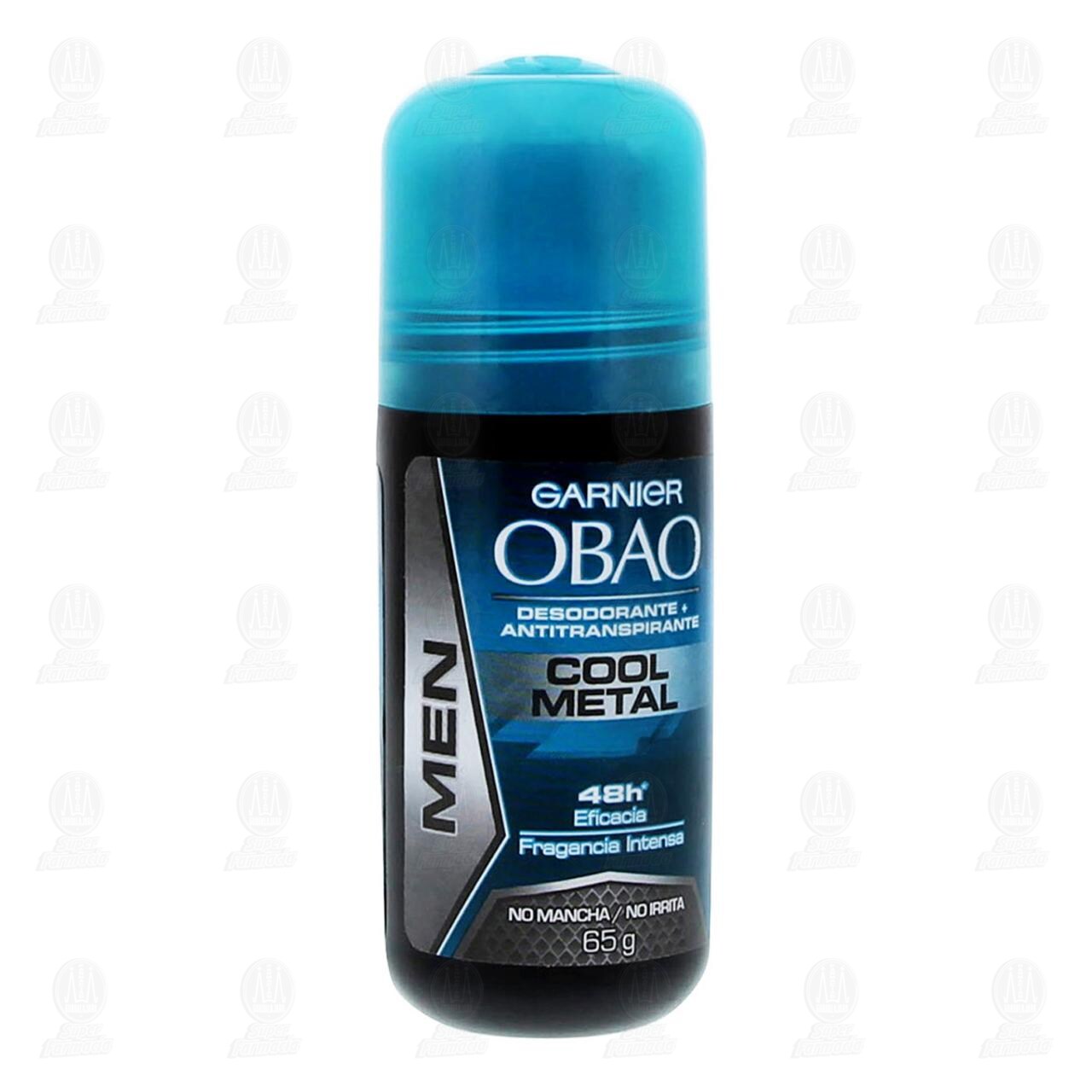 Desodorante + Antitranspirante Garnier Obao Men Cool Metal Roll-On, 65 gr.