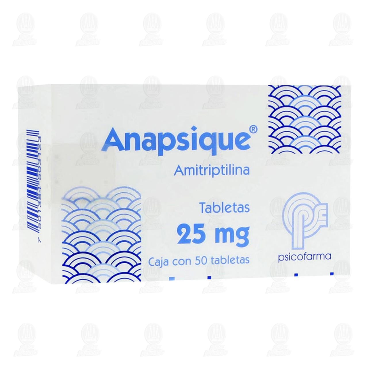 Imagen para Anapsique 25mg 50 Tabletas
