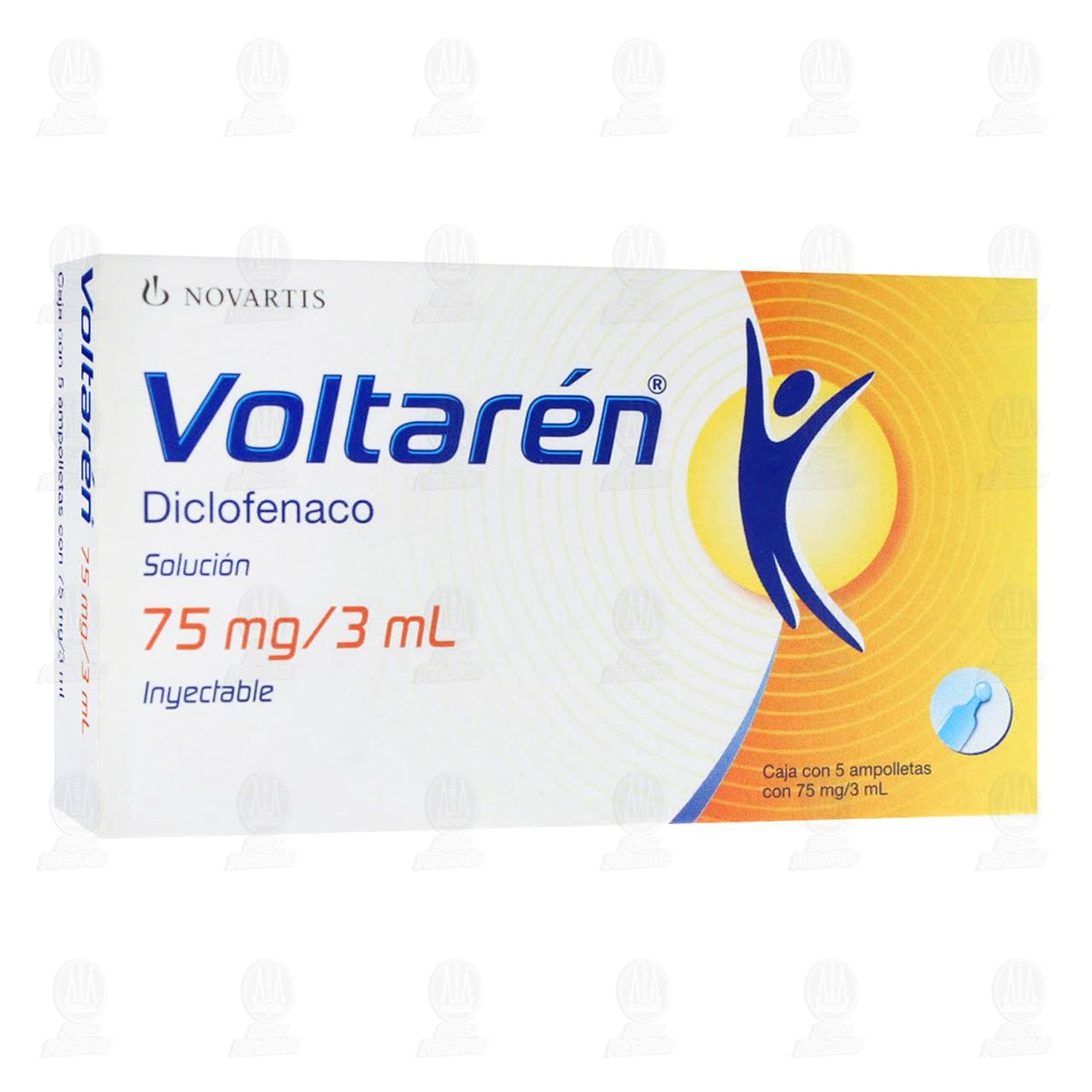 Voltar&eacute;n 75mg/3ml Soluci&oacute;n Inyectable 5 Ampolletas de 3 ml c/u. image number 0