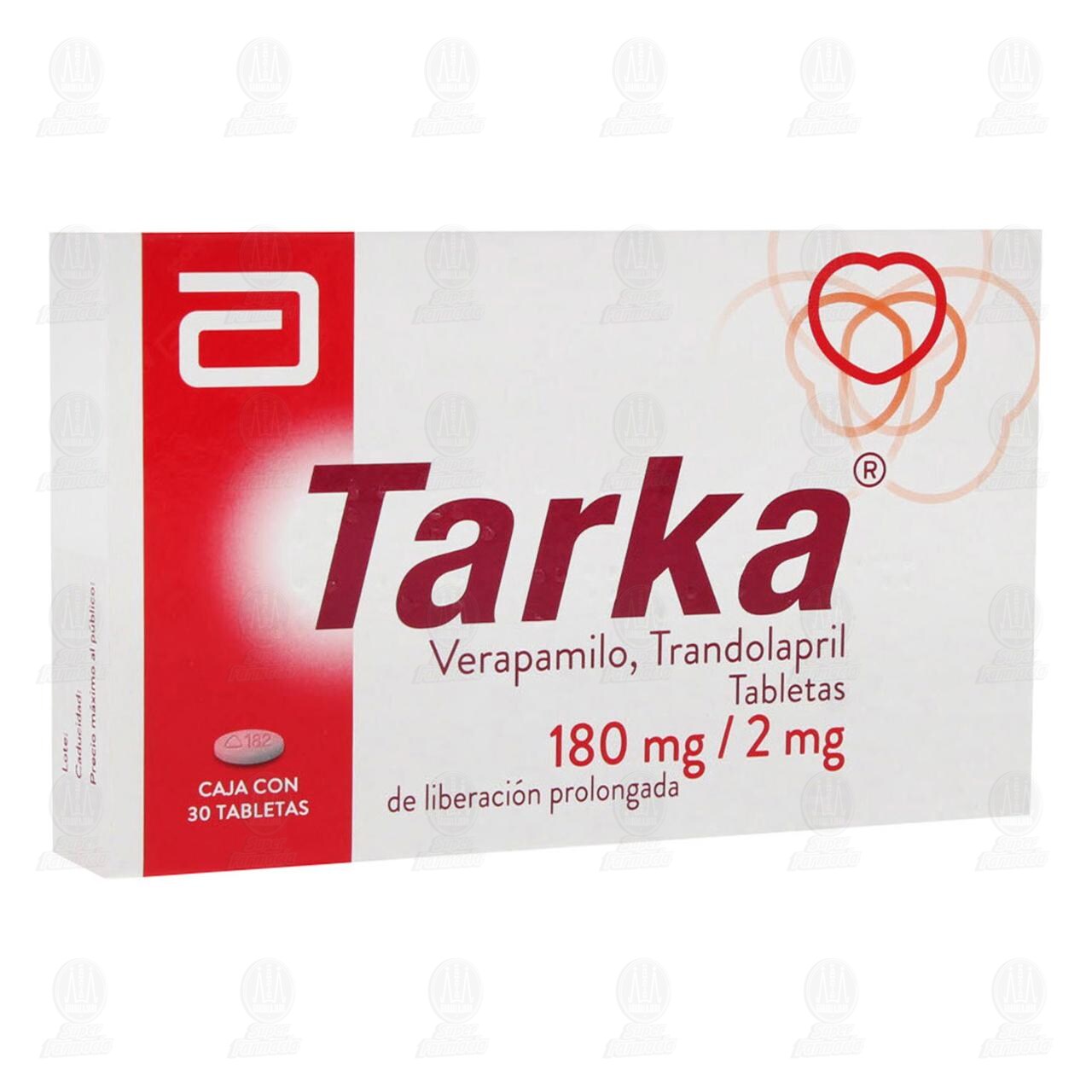 Tarka 180mg/2mg, 30 Tabletas. image number 0