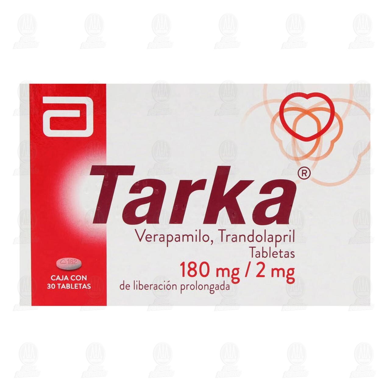 Tarka 180mg/2mg, 30 Tabletas. image number 1