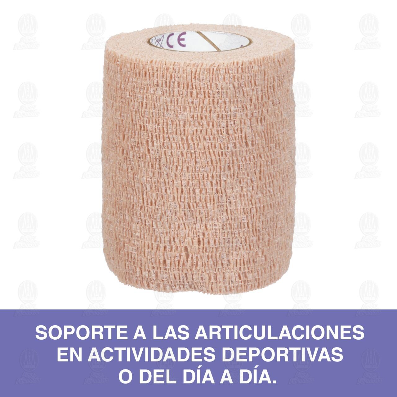 3M Nexcare Coban Venda Autoadherente Piel 7.6 cm x 4.5 m, 1 pz. image number 3