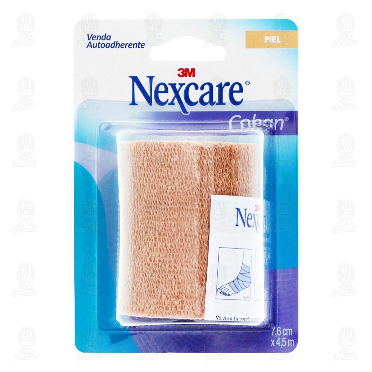 3M Nexcare Coban Venda Autoadherente Piel 7.6 cm x 4.5 m, 1 pz. image number 0