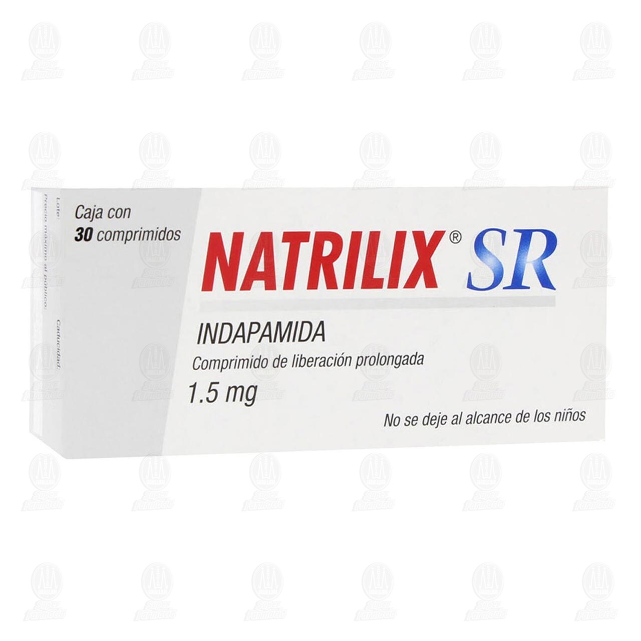 Natrilix SR 1.5 mg, 30 Comprimidos. image number 0