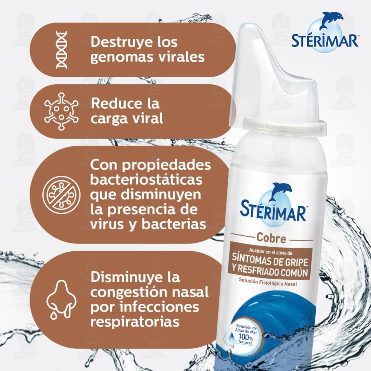St&eacute;rimar Cobre Humectante Nasal, 100 ml. image number 3