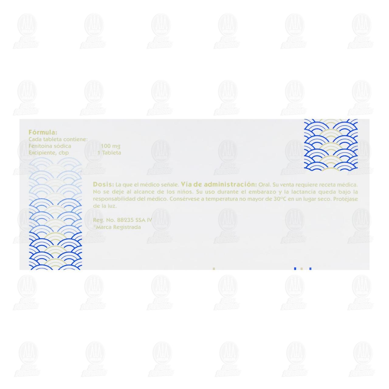 Fenitron 100 mg, 50 Tabletas. image number 2