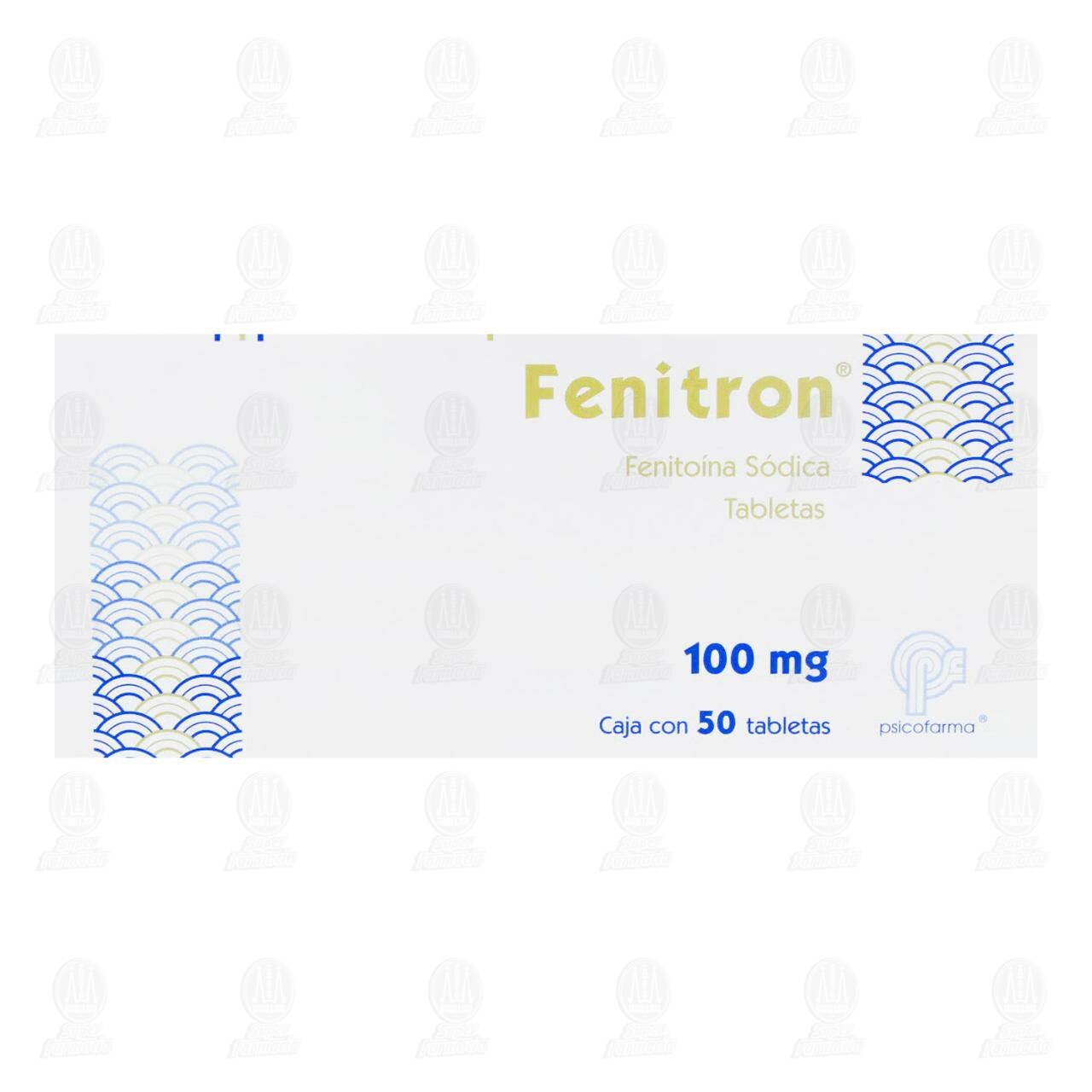 Fenitron 100 mg, 50 Tabletas. image number 1