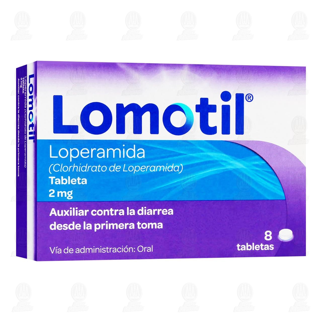 Antidiarreico Lomotil 8 Tabletas, 2 mg. image number 0