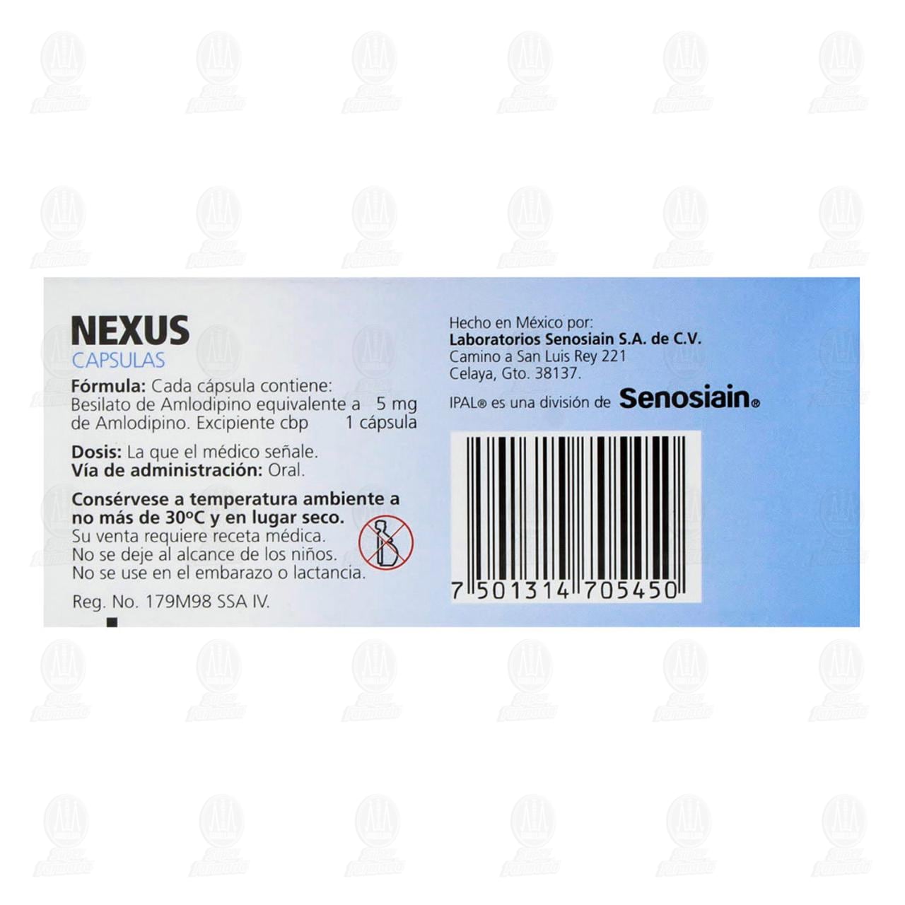 Nexus 5 mg, 10 C&aacute;psulas. image number 2