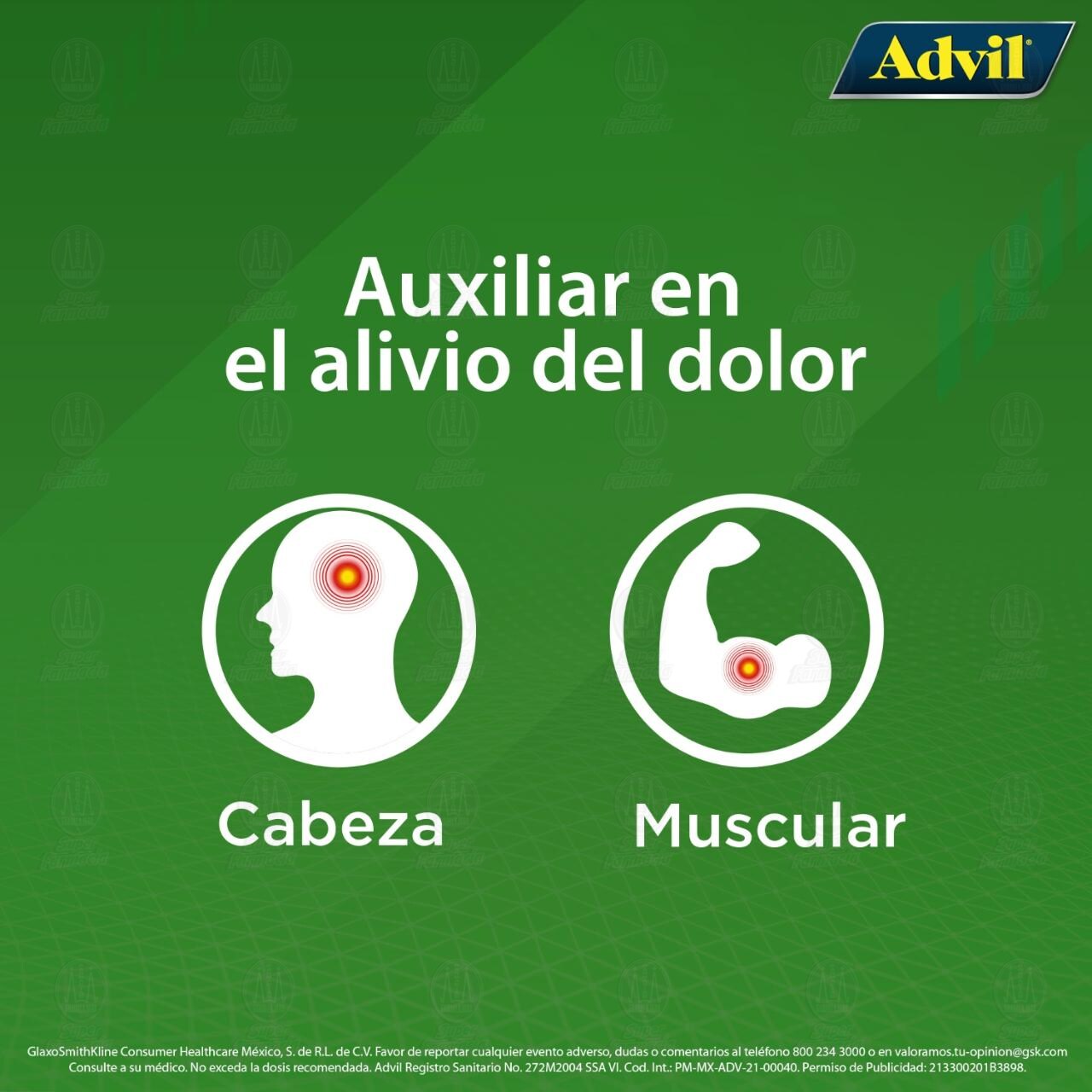 Advil Analg&eacute;sico 200 mg, 20 C&aacute;psulas. image number 2