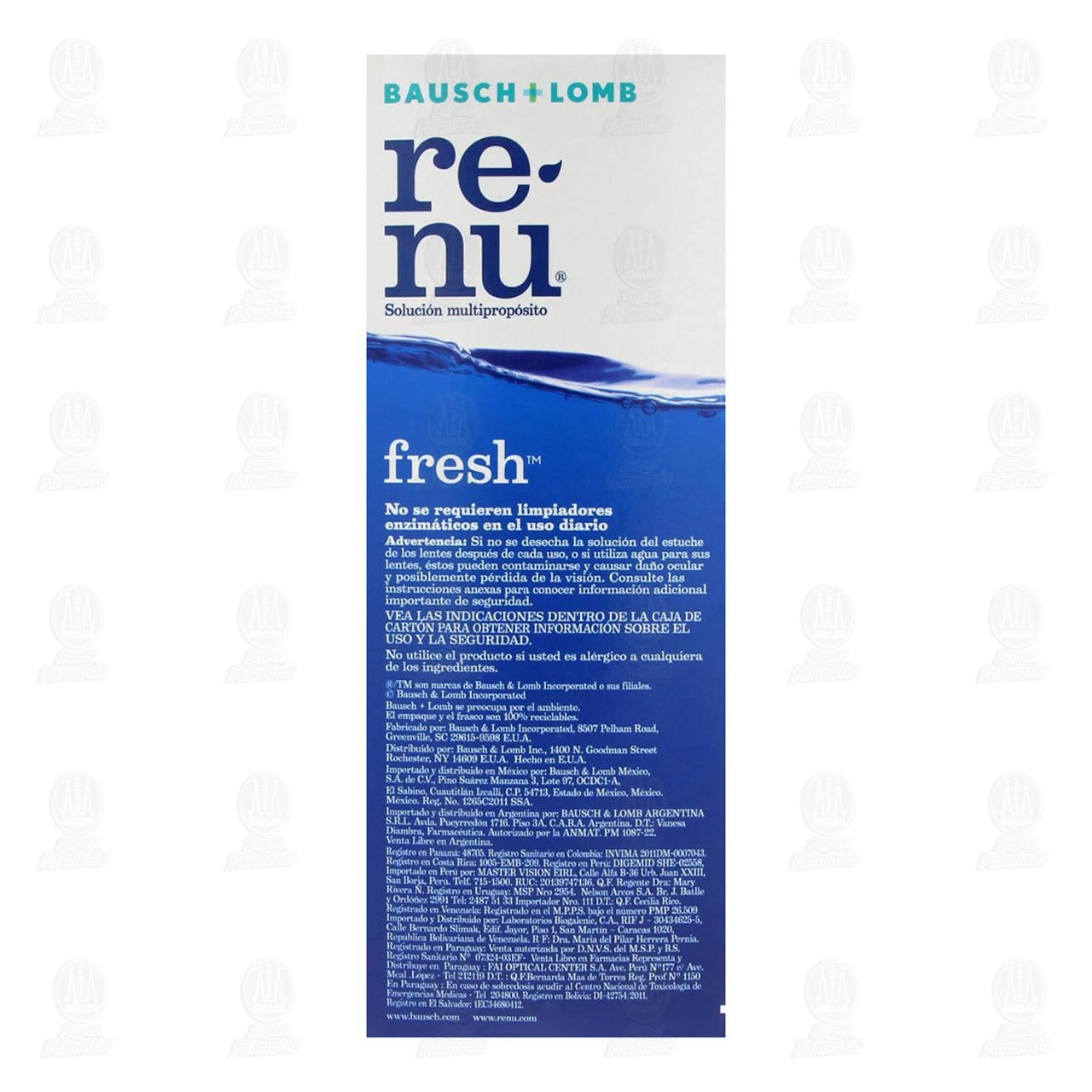 Renu Fresh Soluci&oacute;n, 500 ml. image number 2