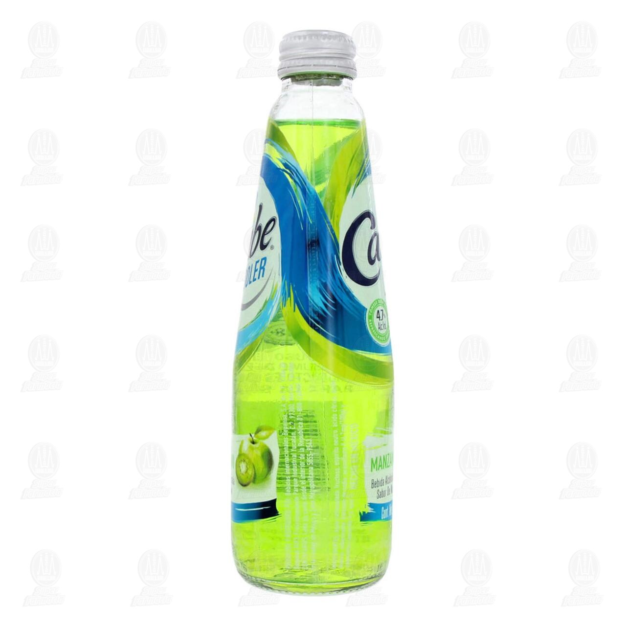Bebida Preparada Caribe Cooler Sabor Manzana Kiwi, 300 ml. image number 3
