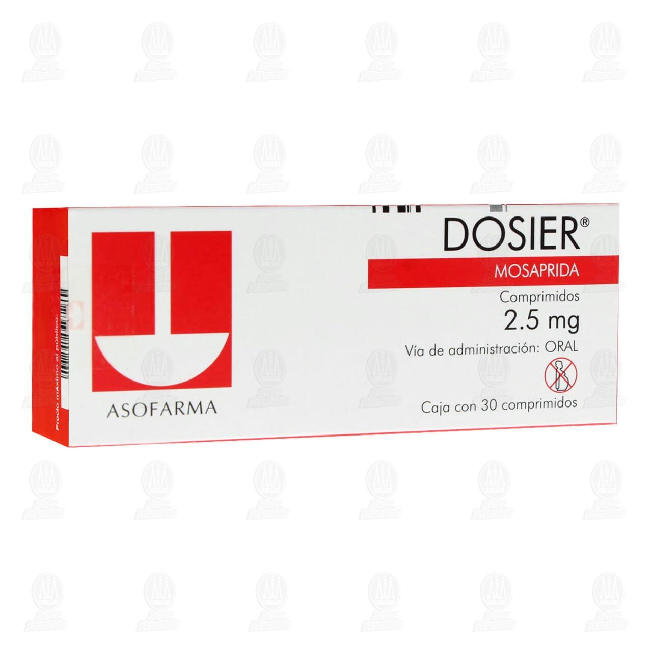 Dosier 2.5 mg, 30 Comprimidos. image number 0