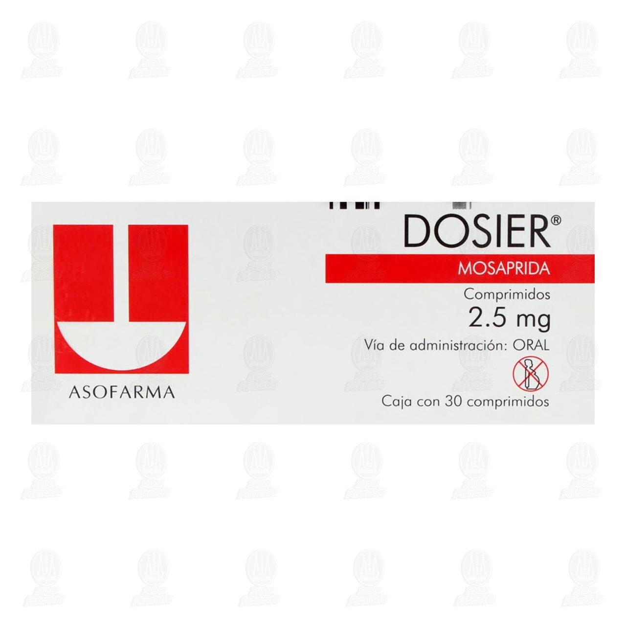 Dosier 2.5 mg, 30 Comprimidos. image number 1