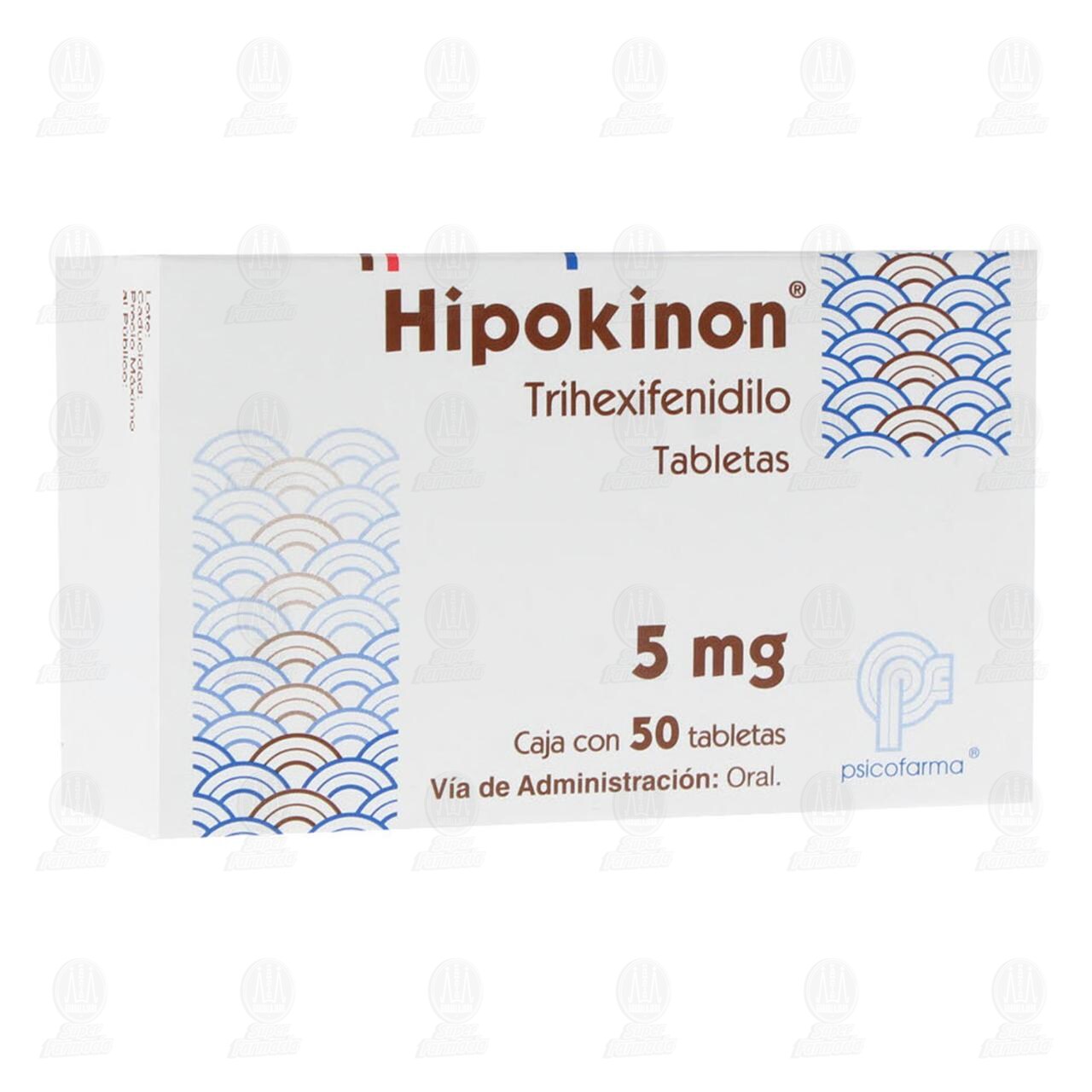 Hipokinon 5 mg, 50 Tabletas. image number 0