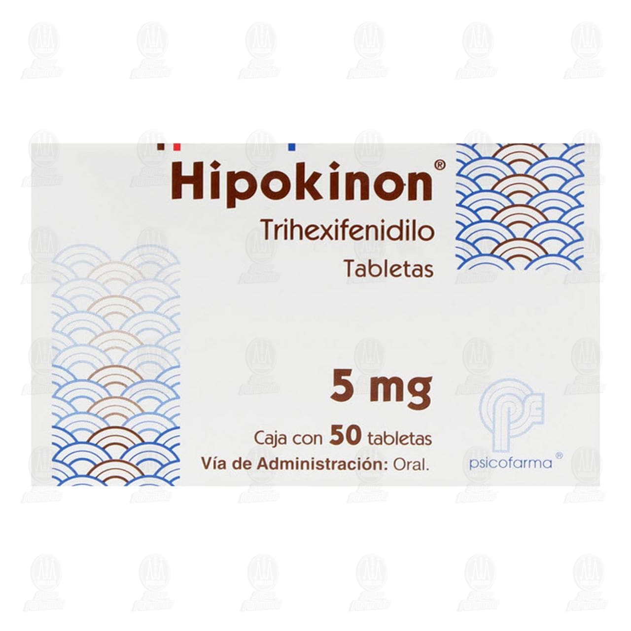 Hipokinon 5 mg, 50 Tabletas. image number 1