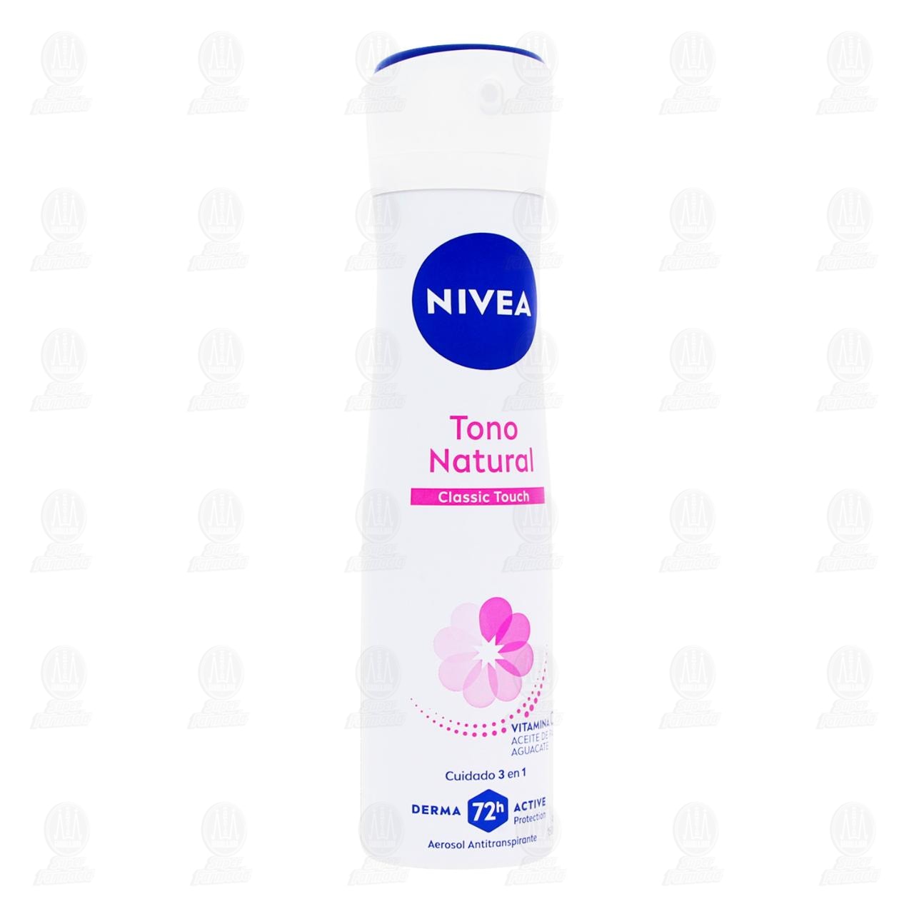 Nivea Antitranspirante Tono Natural Classic Touch Aerosol, 150 ml. image number 0