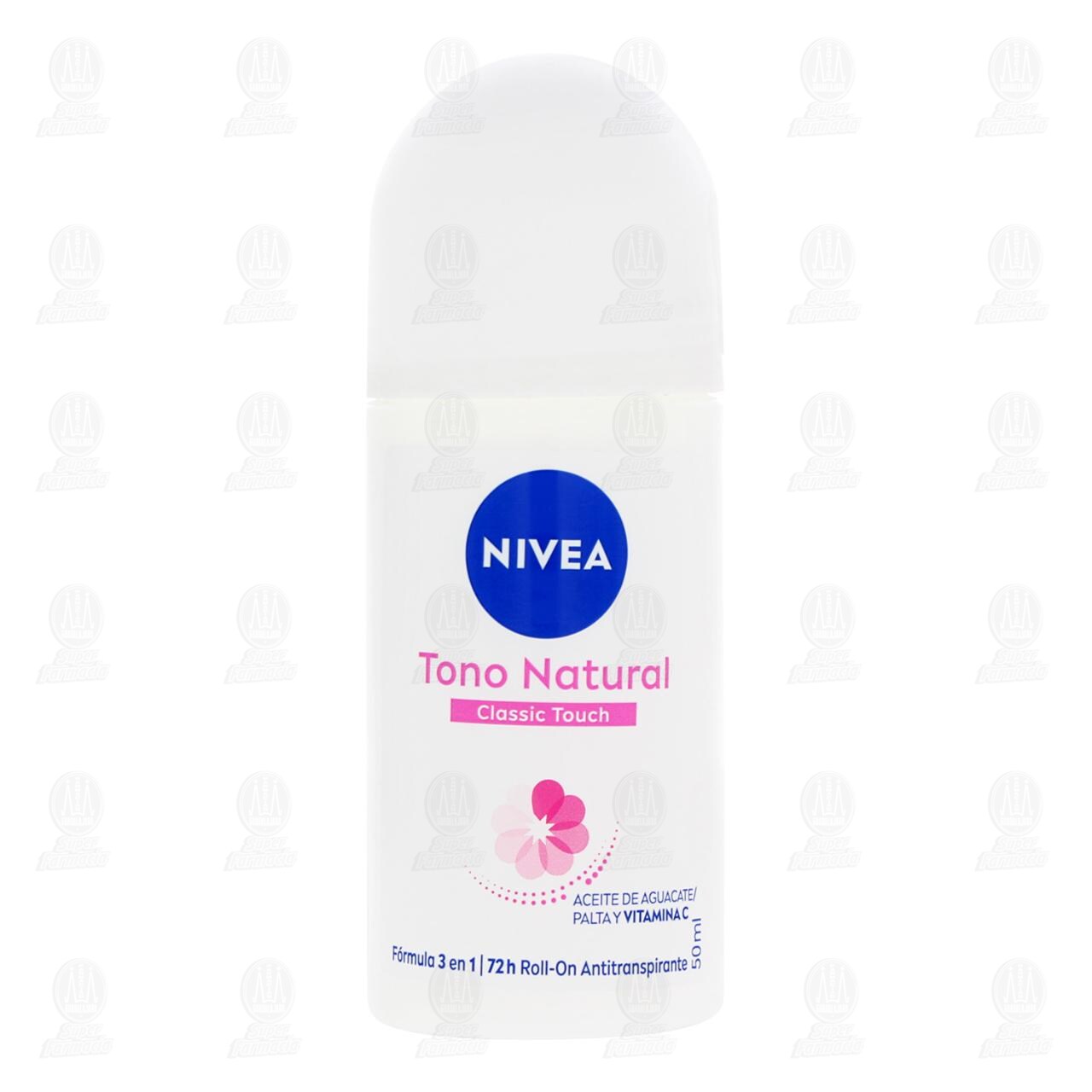 Nivea Desodorante Antitranspirante para Mujer Aclarado Natural Roll On, 50ml. image number 1