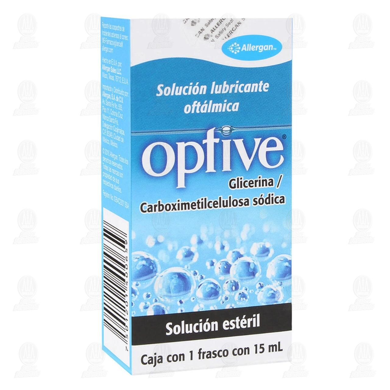 Optive 15 ml, Soluci&oacute;n Lubricante Oft&aacute;lmica. image number 0