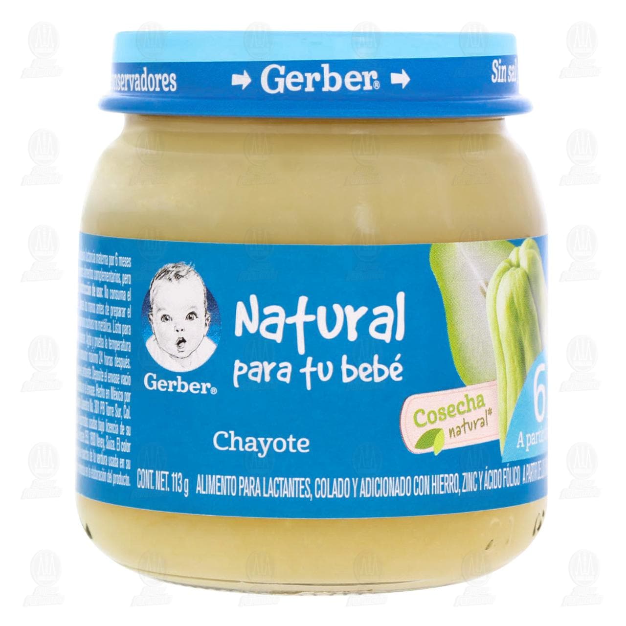 Papilla Gerber Cosecha Natural Etapa 2 Chayote, 113 gr. image number 0