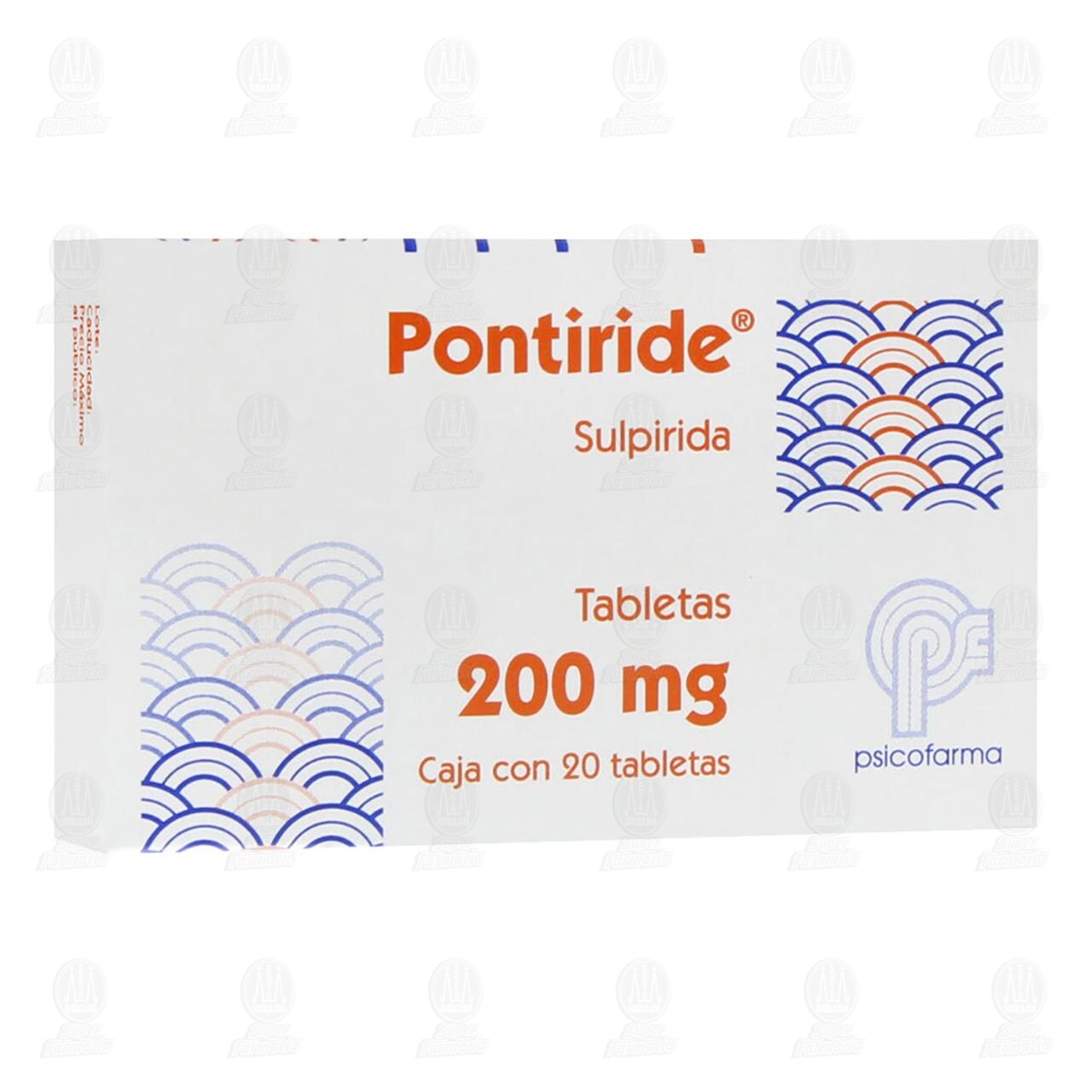 Pontiride 200 mg, 20 Tabletas. image number 0