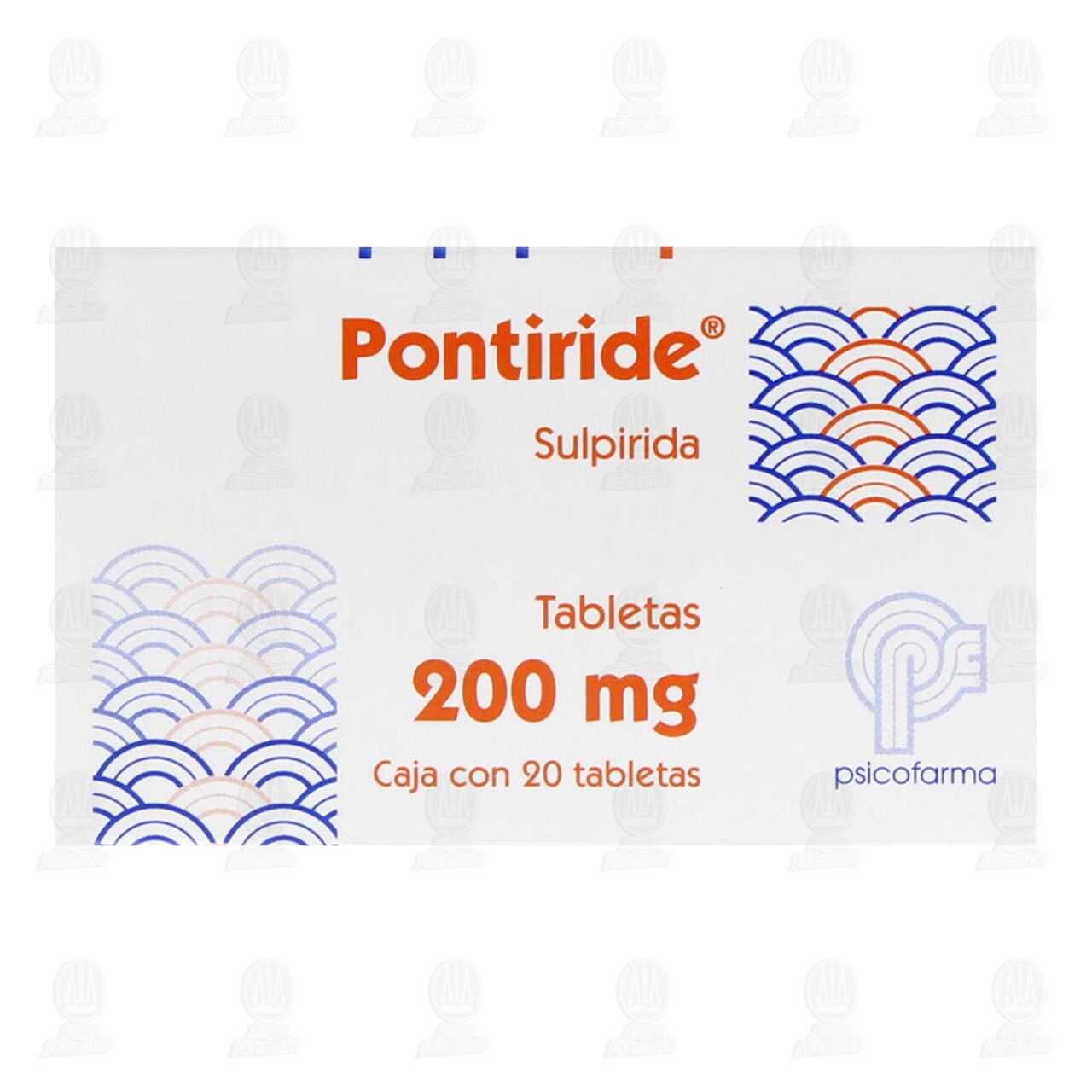 Pontiride 200 mg, 20 Tabletas. image number 1
