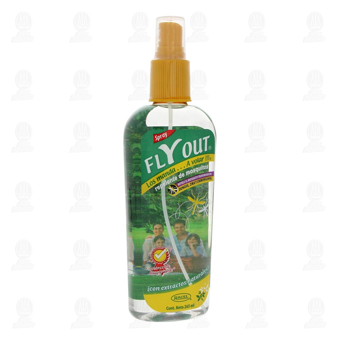 Repelente de Mosquitos Fly Out Spray, 265 ml.