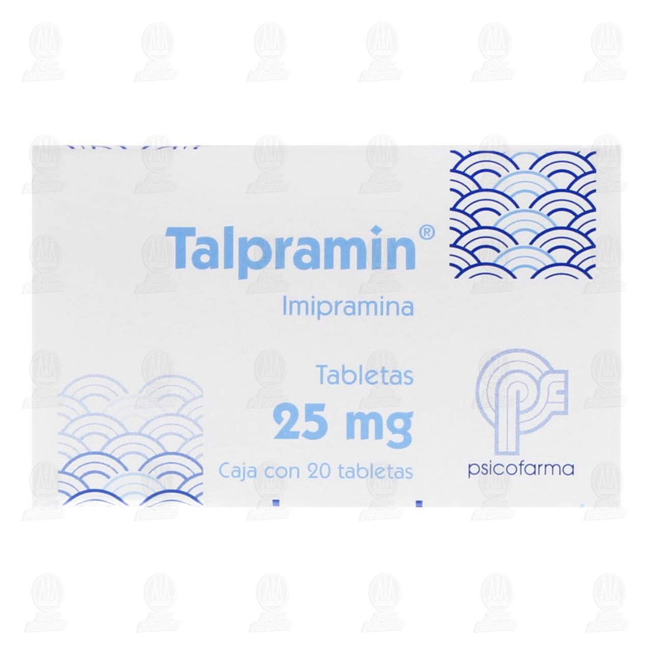 Talpramin 25 mg, 20 Tabletas. image number 1