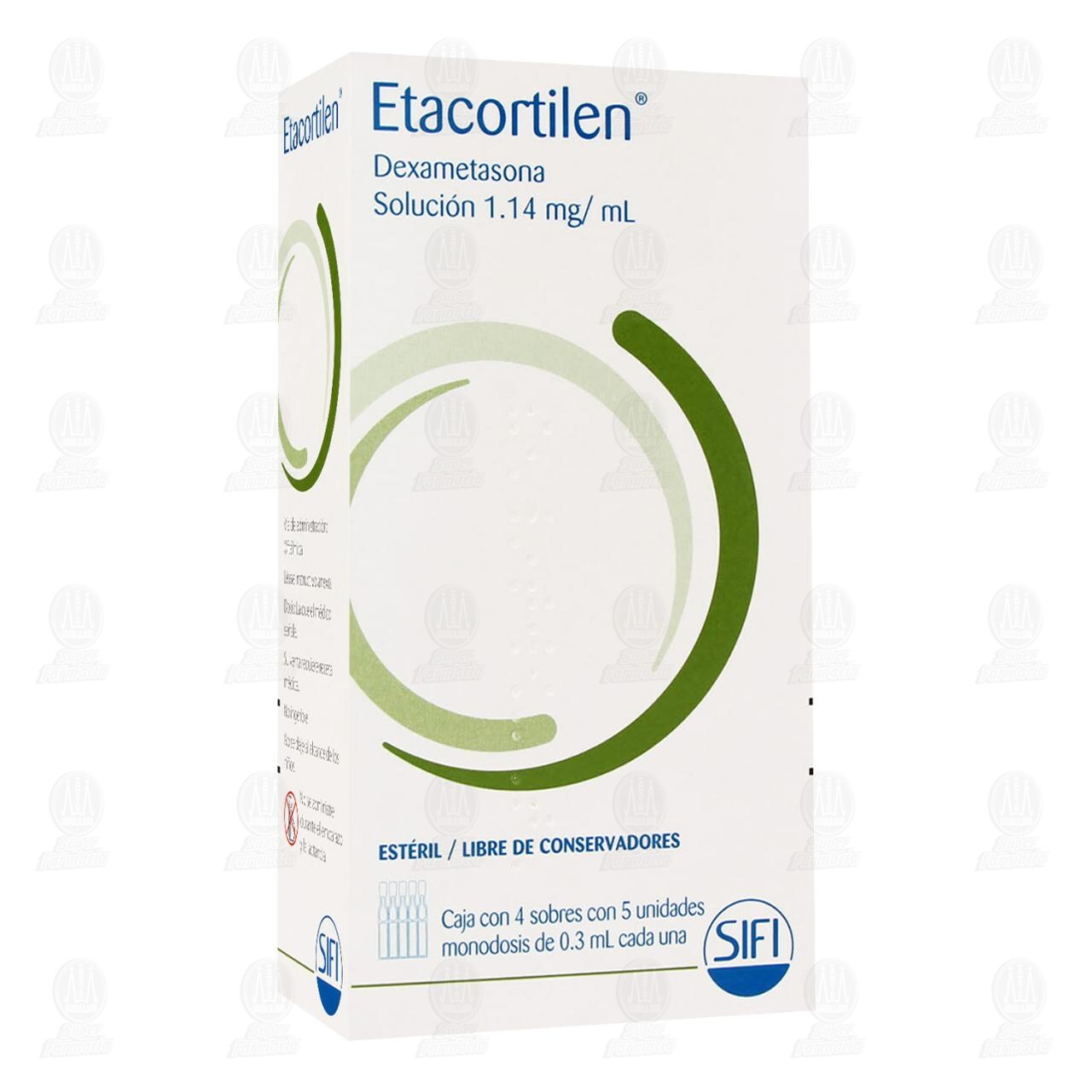 Etacortilen 1.14mg/ml, 4 Sobres 5 Unidades 0.3 ml.