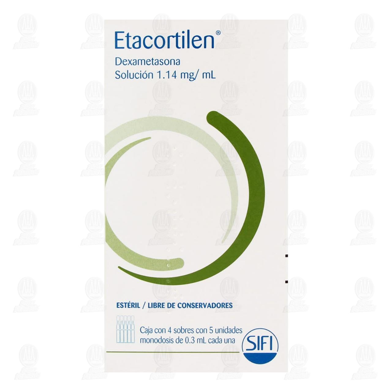 Etacortilen 1.14mg/ml, 4 Sobres 5 Unidades 0.3 ml. image number 1