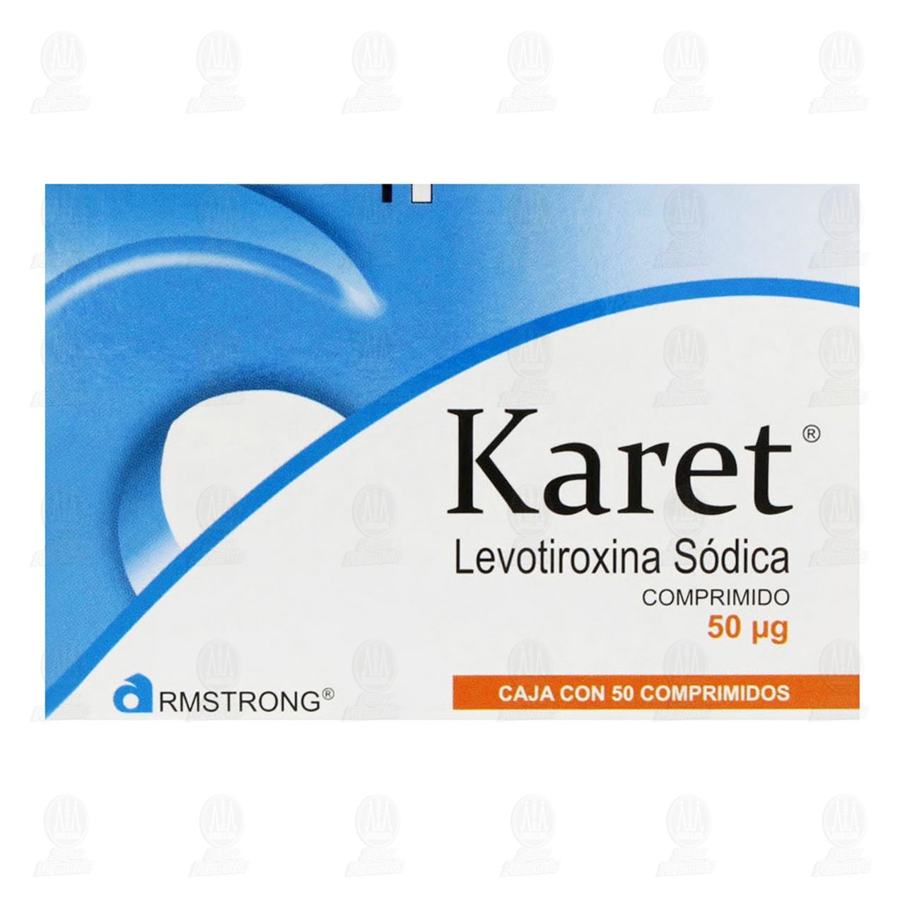 Karet 50 mcg, 50 Comprimidos. image number 1