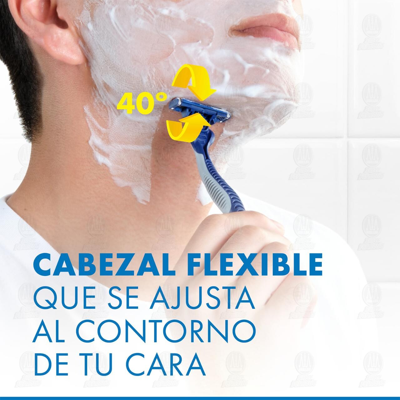 M&aacute;quinas para Afeitar Desechables Gillette Prestobarba3, 4 pzas. image number 3
