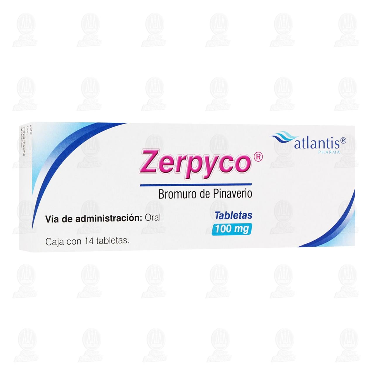 Zerpyco 100 mg, 14 Tabletas. image number 0