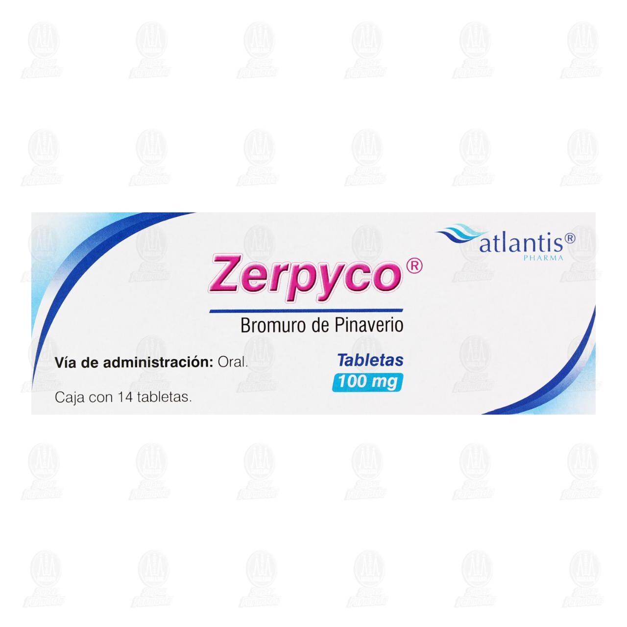 Zerpyco 100 mg, 14 Tabletas. image number 1