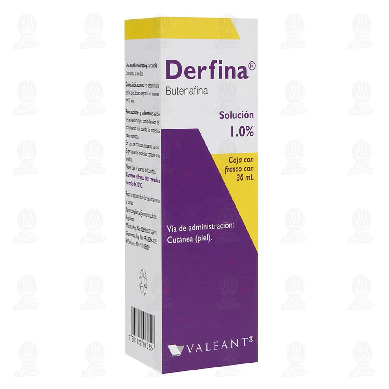Derfina 1% Solución, 30 ml. image number 0