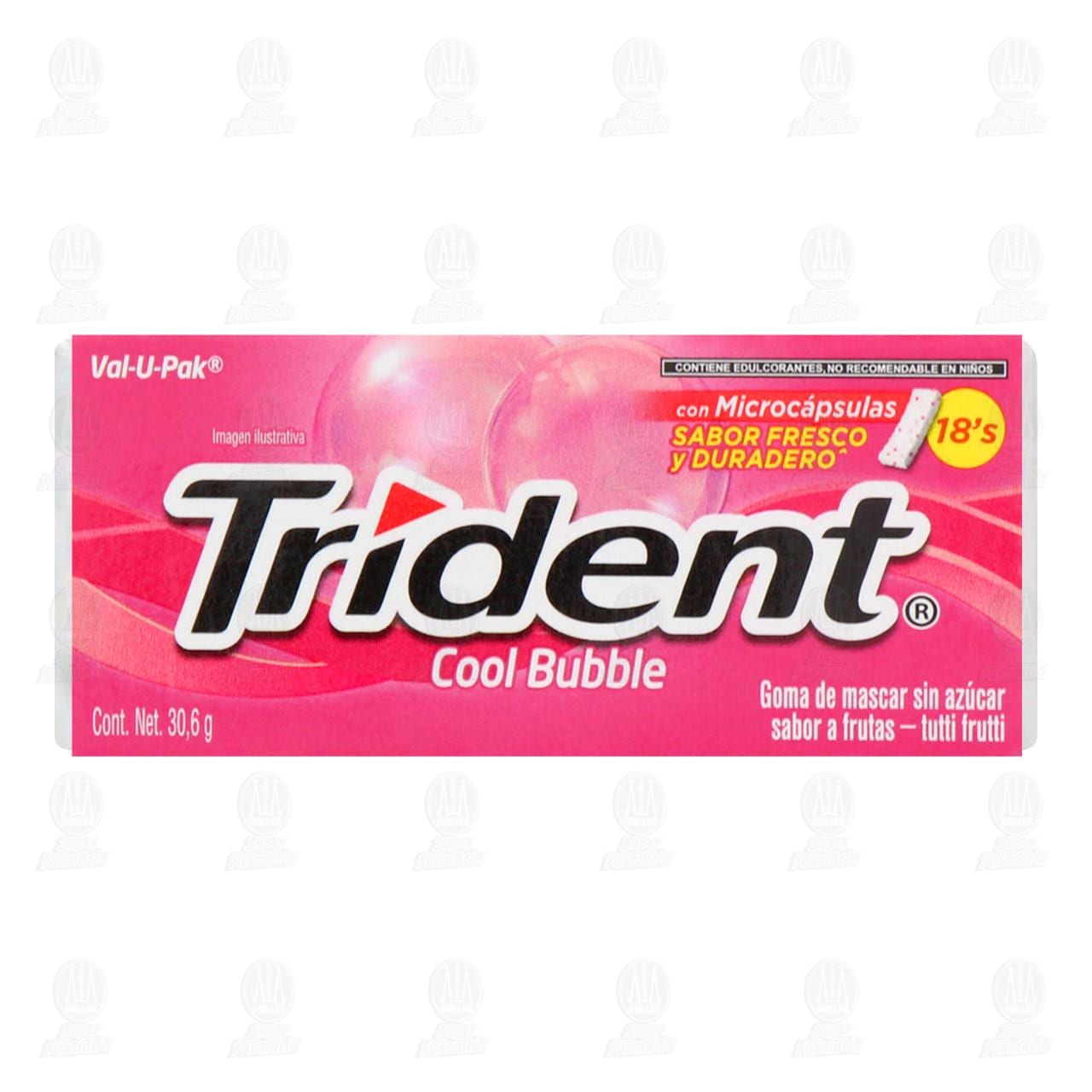 Imagen para Goma de Mascar Trident Cool Bubble, 30.6 gr.
