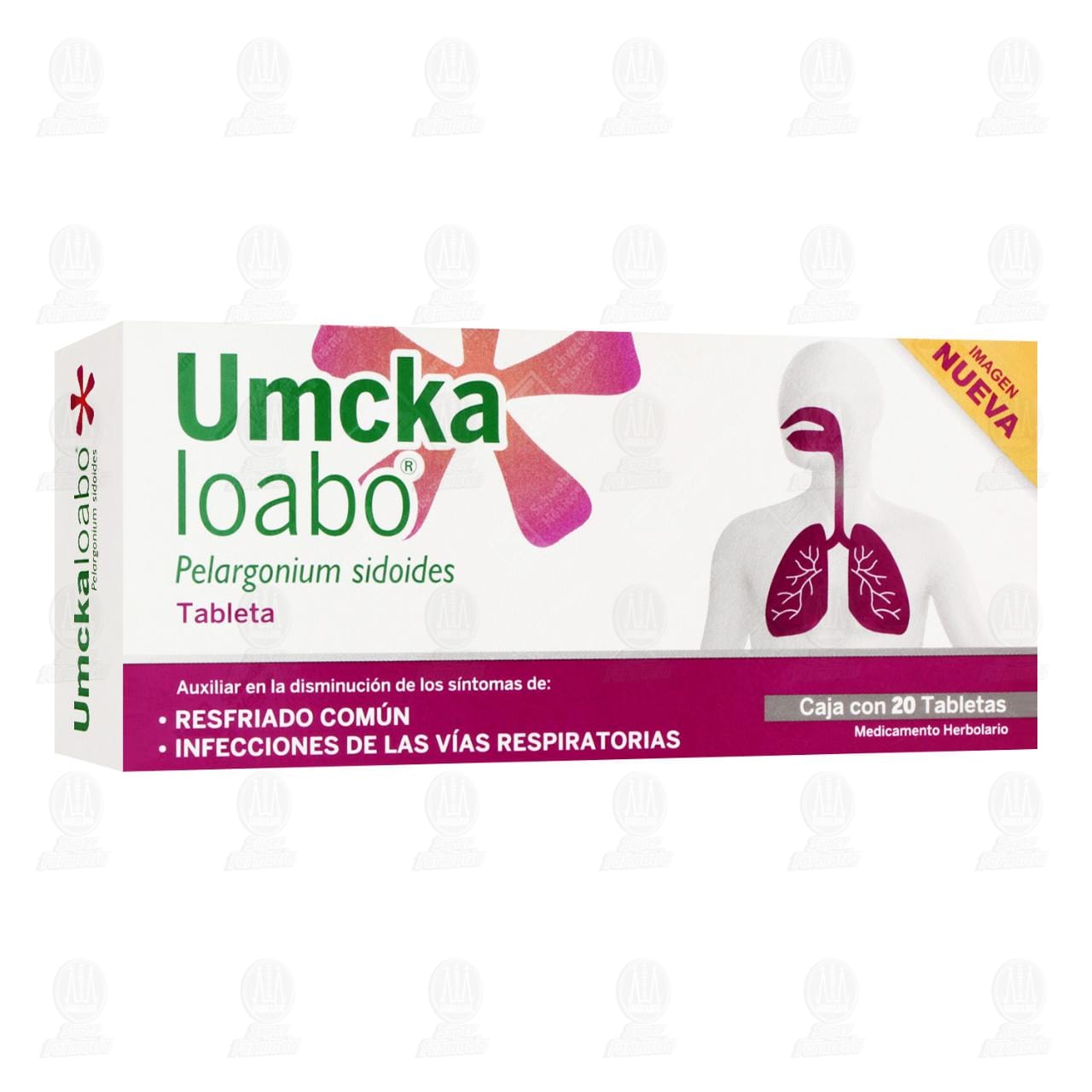 Umckaloabo, 20 Tabletas. image number 0