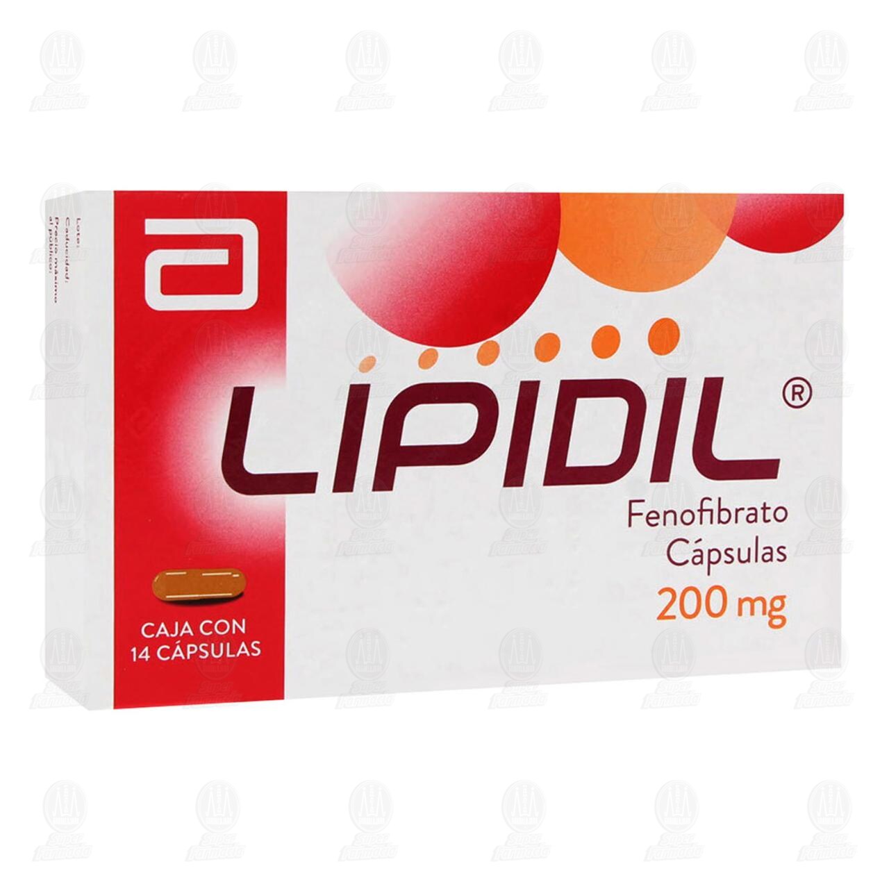 Lipidil 200 mg, 14 C&aacute;psulas. image number 0